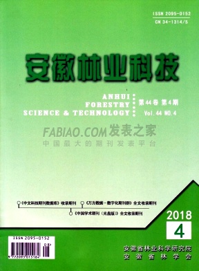 《安徽林业科技》杂志